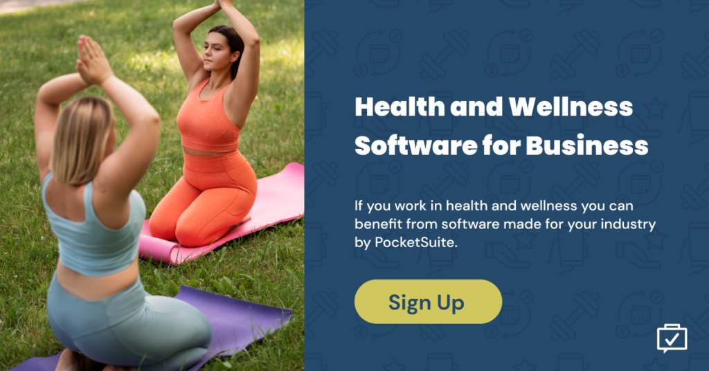 PocketSuite Yoga Business Software Sign Up