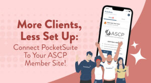 More Bookings, Less Stress: Connect Your ASCP Website To PocketSuite!